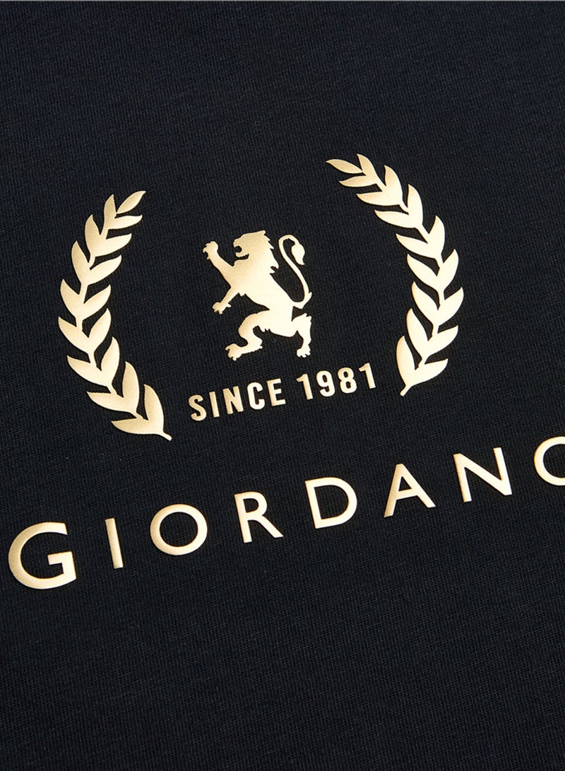 GIORDANO Women’s Regular Fit Cotton Crew Neck Printed Tee - Image 4